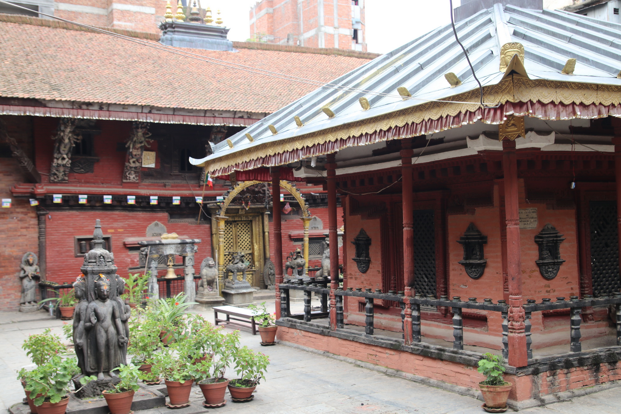 Itum Bahal inside the main courtyard