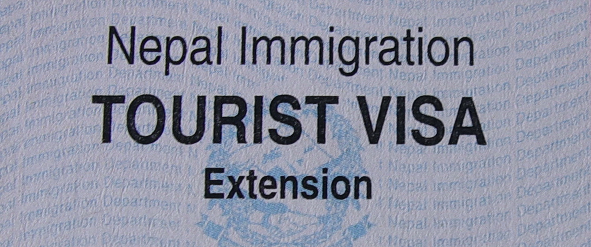 nepal tourist visa extension online