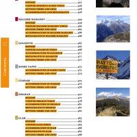 Table of Contents from Nepal Guidebook page 7