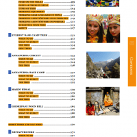 Table of Contents from Nepal Guidebook page 8