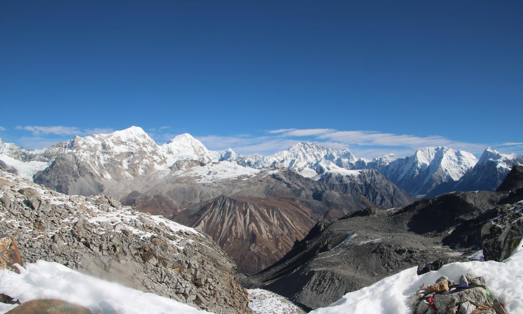 View from Ganja La Pass