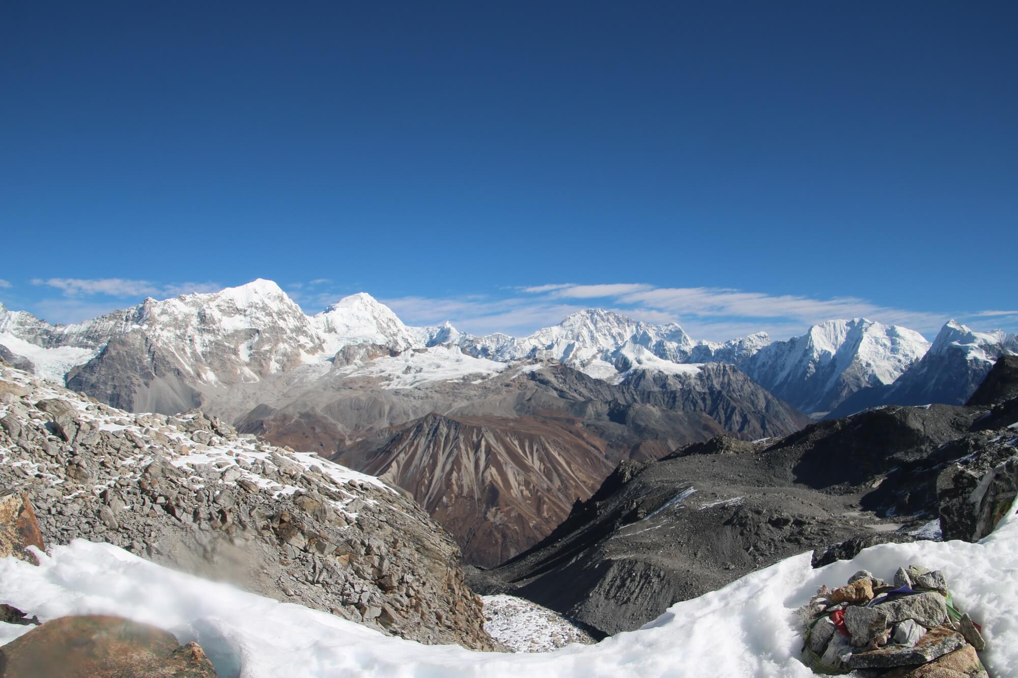 View from Ganja La Pass