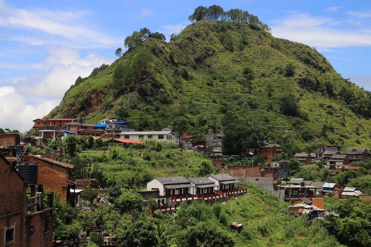 Bandipur town in Nepal