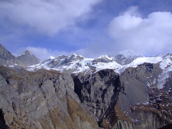 View of the Himalayas