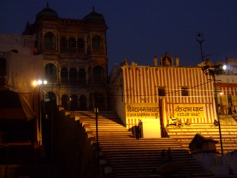 Varanassi Street at night