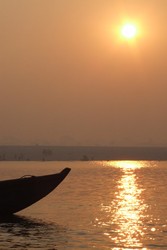 THe Ganges at Sunset