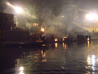 Ganges at night
