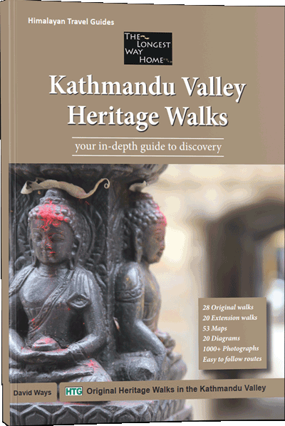 Cover of the Kathmandu Valley Heritage Walks print edition