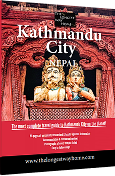 Cover of the Kathmandu city guidebook