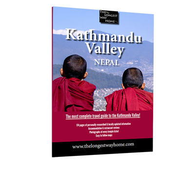 Cover of the Kathmandu Valley guidebook