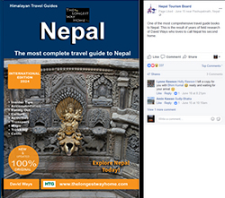"the most comprehensive guidebook to Nepal" - Nepal Tourism Board