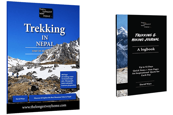 Trekking in Nepal Guidebook with Trekking & Hiking Journal