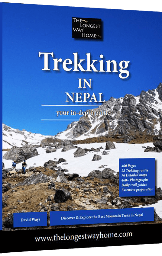 Cover of the Trekking in Nepal guidebook