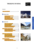 Table of contents page 1 from Trekking in Nepal Guidebook