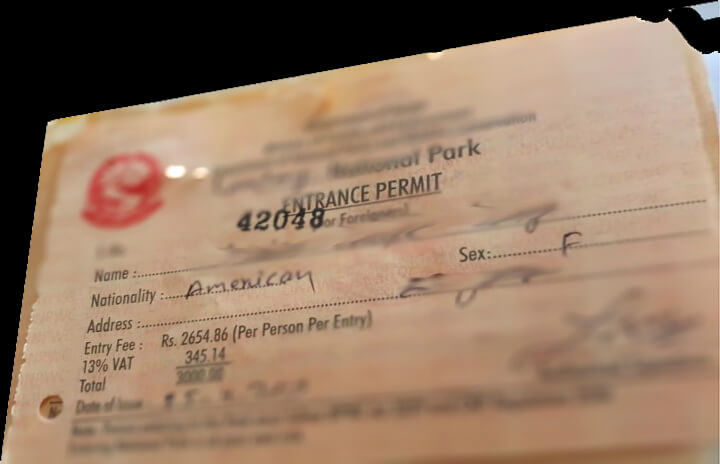 A Dhorpatan ticket A Dhorpatan ticket