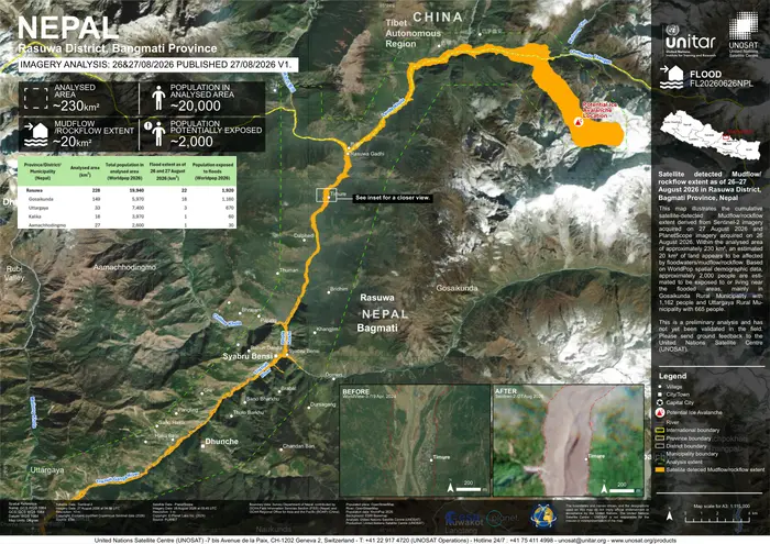 Nepal flood map 2026 reliefweb