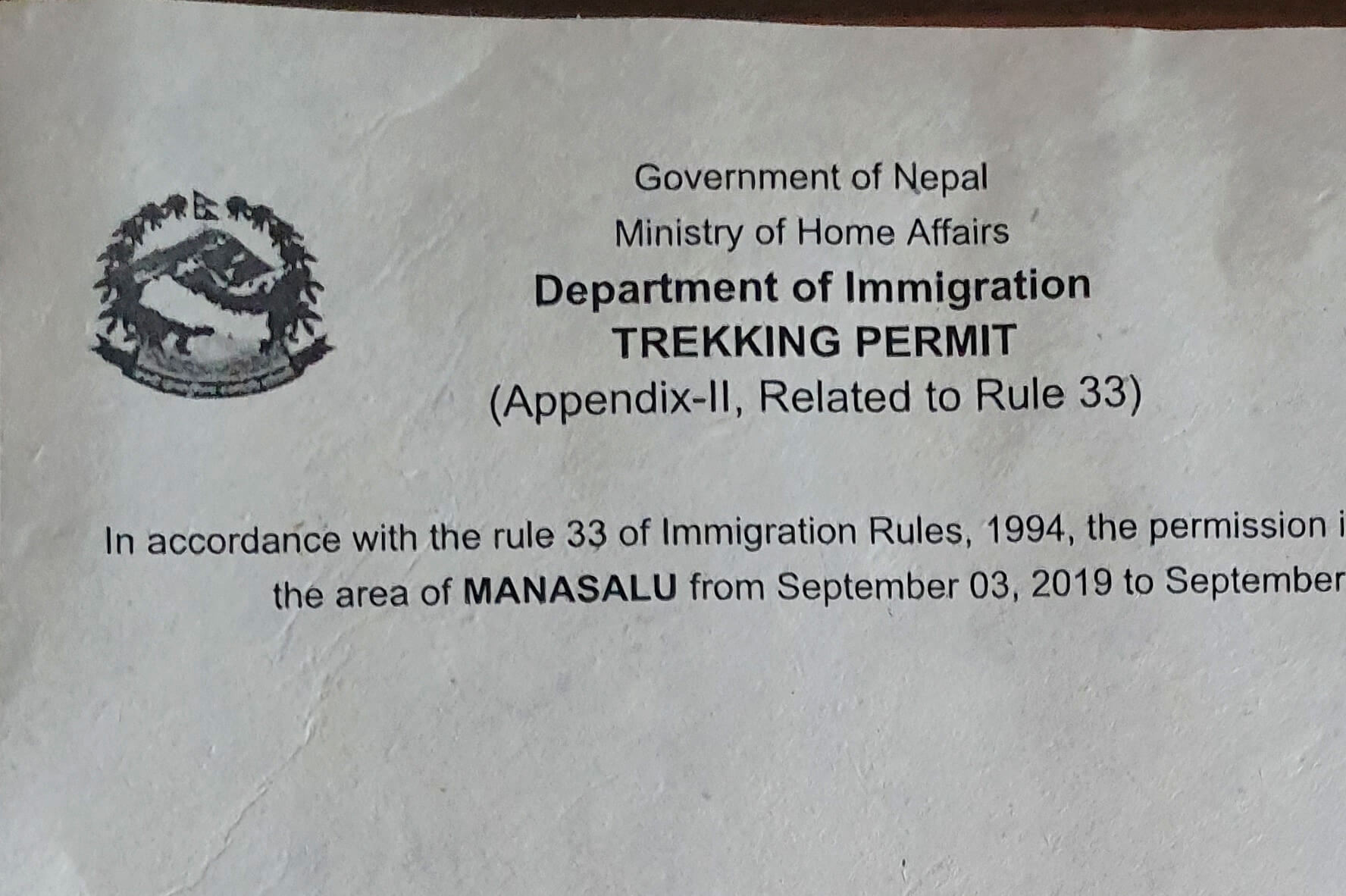 Manaslu restricted area permit Manaslu restricted area permit